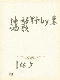 他好野by暮色酒歌封面