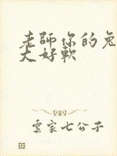 老师你的兔子好大好软