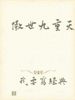 傲世九重天小说