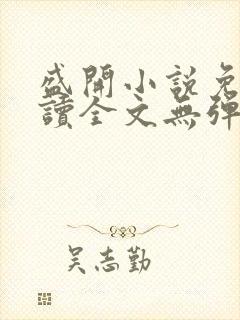 盛开小说免费阅读全文无弹窗