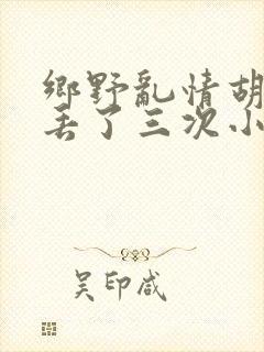 乡野乱情胡秀英丢了三次小说