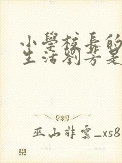 小学校长的幸福生活刘芳是谁封面