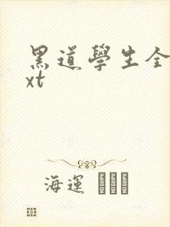 黑道学生全集txt封面