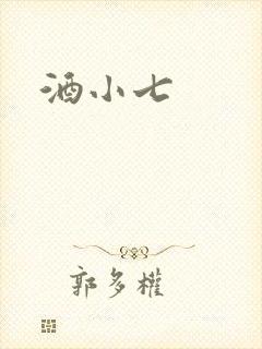 酒小七封面