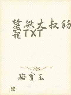 禁欲大叔的心尖宠TXT封面