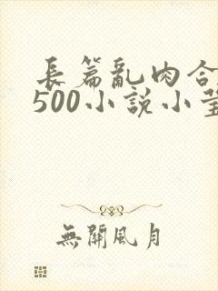 长篇乱肉合集乱500小说小莹封面