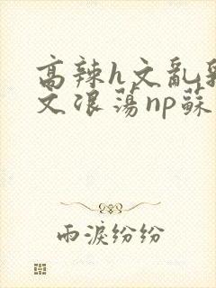 高辣h文乱乳h文浪荡np苏夏