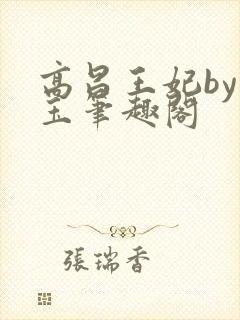 高昌王妃by黛玉笔趣阁