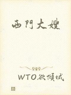 西门大嫂封面