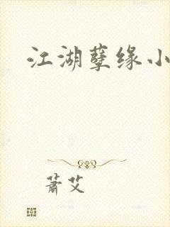 江湖孽缘小说封面