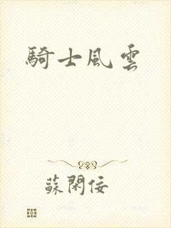 骑士风云封面