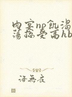 肉宴np饥渴放荡总受高hbl封面