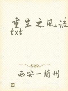 重生之风流仕途txt