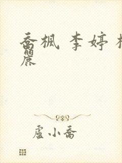 乔枫 李婷 杨丽封面