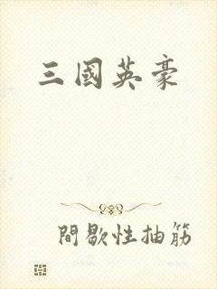 三国英豪封面