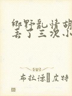 乡野乱情胡秀英丢了三次小说