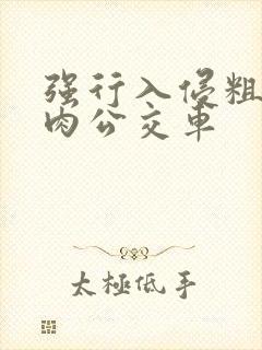 强行入侵粗暴h肉公交车封面