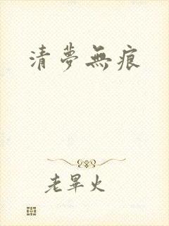 清梦无痕封面
