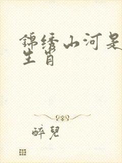 锦绣山河是什么生肖