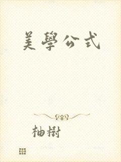 美学公式