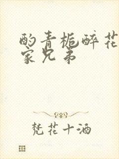 酌青栀醉花阴贺家兄弟