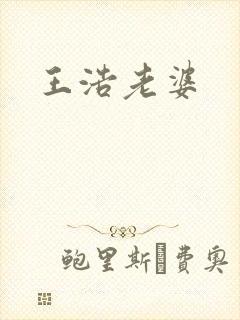 王浩老婆