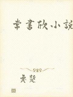 常书欣小说封面