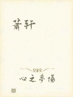 萧轩封面