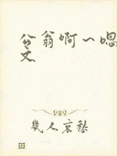 公翁啊～嗯啊h文