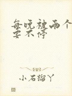每晚被两个师傅要不停封面