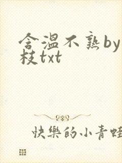 含温不熟by词枝txt封面