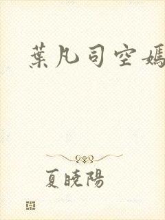 叶凡司空嫣然