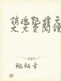 销魂艳婢免费全文免费阅读