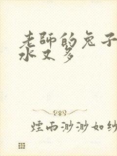 老师的兔子又软水又多