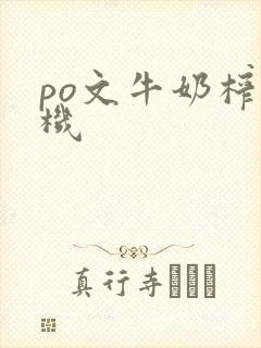 po文牛奶榨汁机