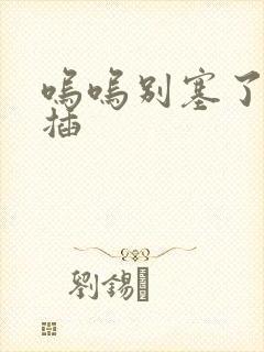 呜呜别塞了啊抽插