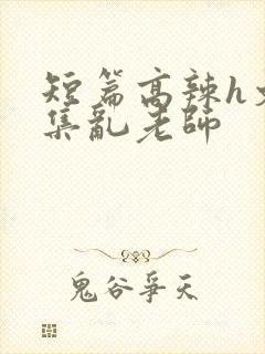 短篇高辣h文合集乱老师封面