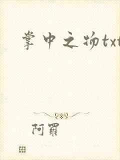 掌中之物txt