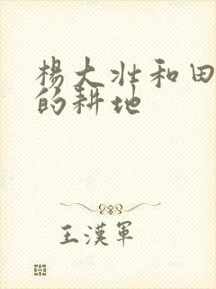 杨大壮和田桂花的耕地封面