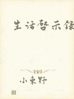 生活启示录结局