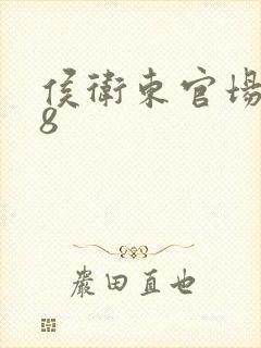 侯卫东官场笔记8