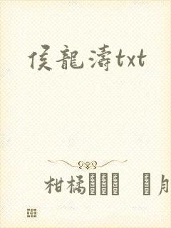侯龙涛txt