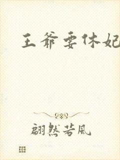 王爷要休妃
