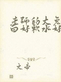 老师的大兔子好白好软水好多