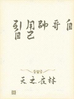 引用帅哥自己玩自己