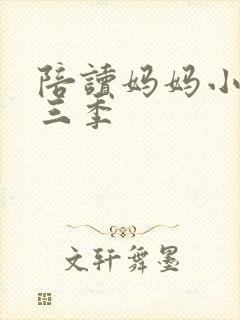 陪读妈妈小说第三季封面