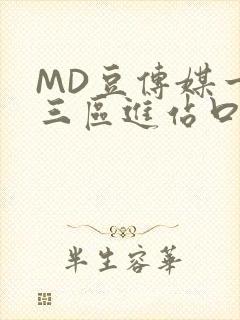 MD豆传媒一二三区进站口在线