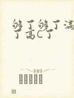 够了够了满到C了高C了封面
