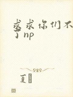 求求你们不要做了np