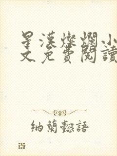 星汉灿烂小说全文免费阅读
